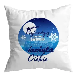 Poduszka BOŻE NARODZENIE Kocham Święta i Ciebie